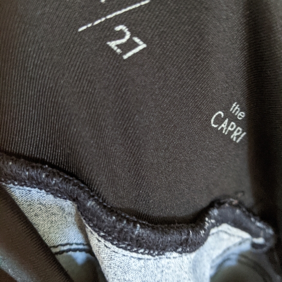 Liverpool Jeans Maternity Denim Capri 4/27 EUC Stitch Fix - Picture 7 of 8